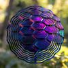 10 Inch Hanging Wind Spinner Outdoor Decor for Balcony Lawn Garden Creative Gift for Friends Family Spring Summer 360 Rotating Hook