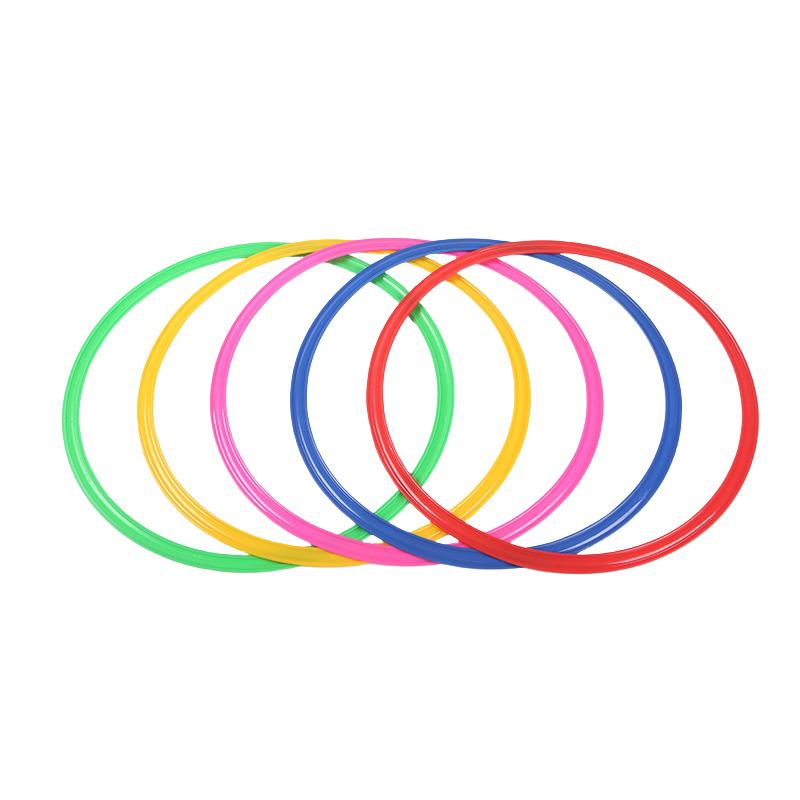 10Pcs Outdoor Funny Physical Training Sport Lattice Jump Rings Portable Football Soccer Speed Agility Training Rings