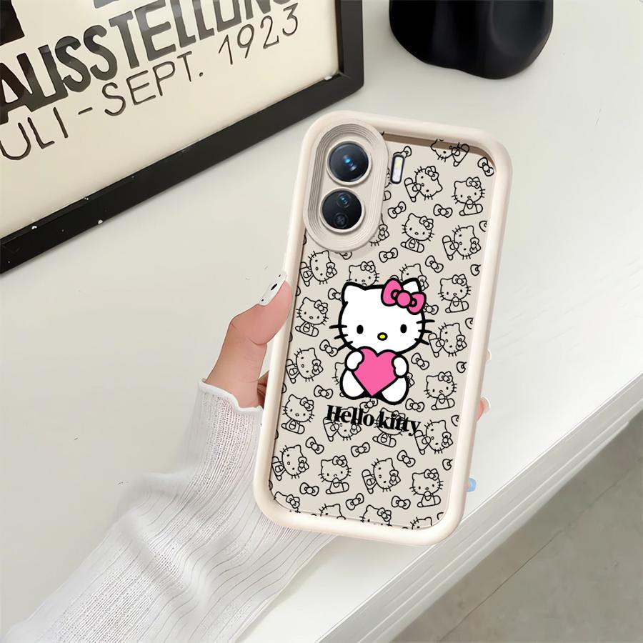 Чехол-кейс для телефона Sanrio Мультяшный Hello Kitty для Xiaomi Redmi Note 14 Pro Plus 10 11S 10S 12S 12 Note 13 11 9s