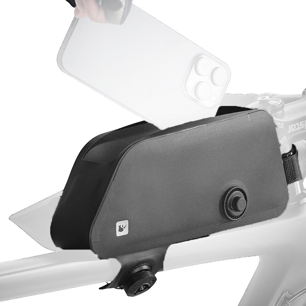 Водонепроницаемая сумка TopTube для велосипеда 2 л, магнитная сумка для велосипеда, передняя сумка для велосипеда, компактный размер, быстросъемный чехол