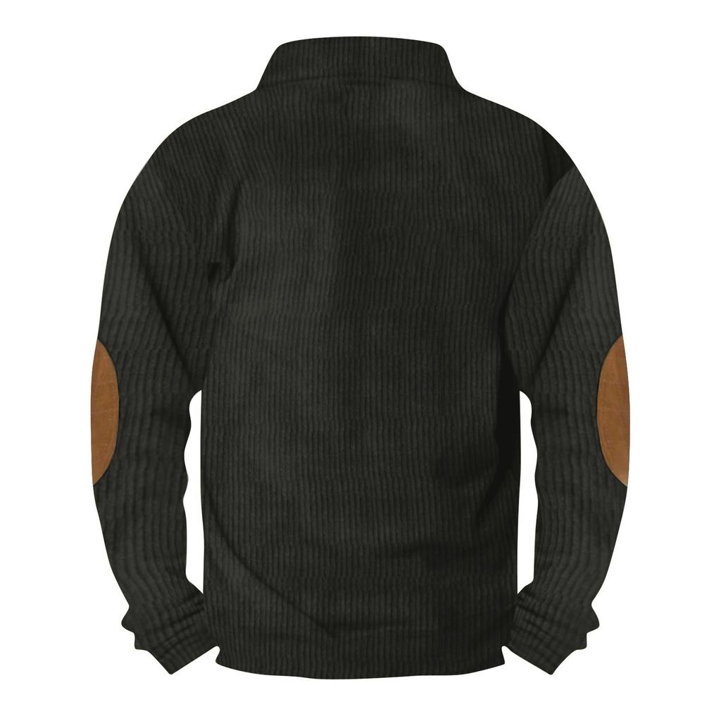 Men's Standing Collar Sweatshirt Is Outdoor Casual Sweaters Tops