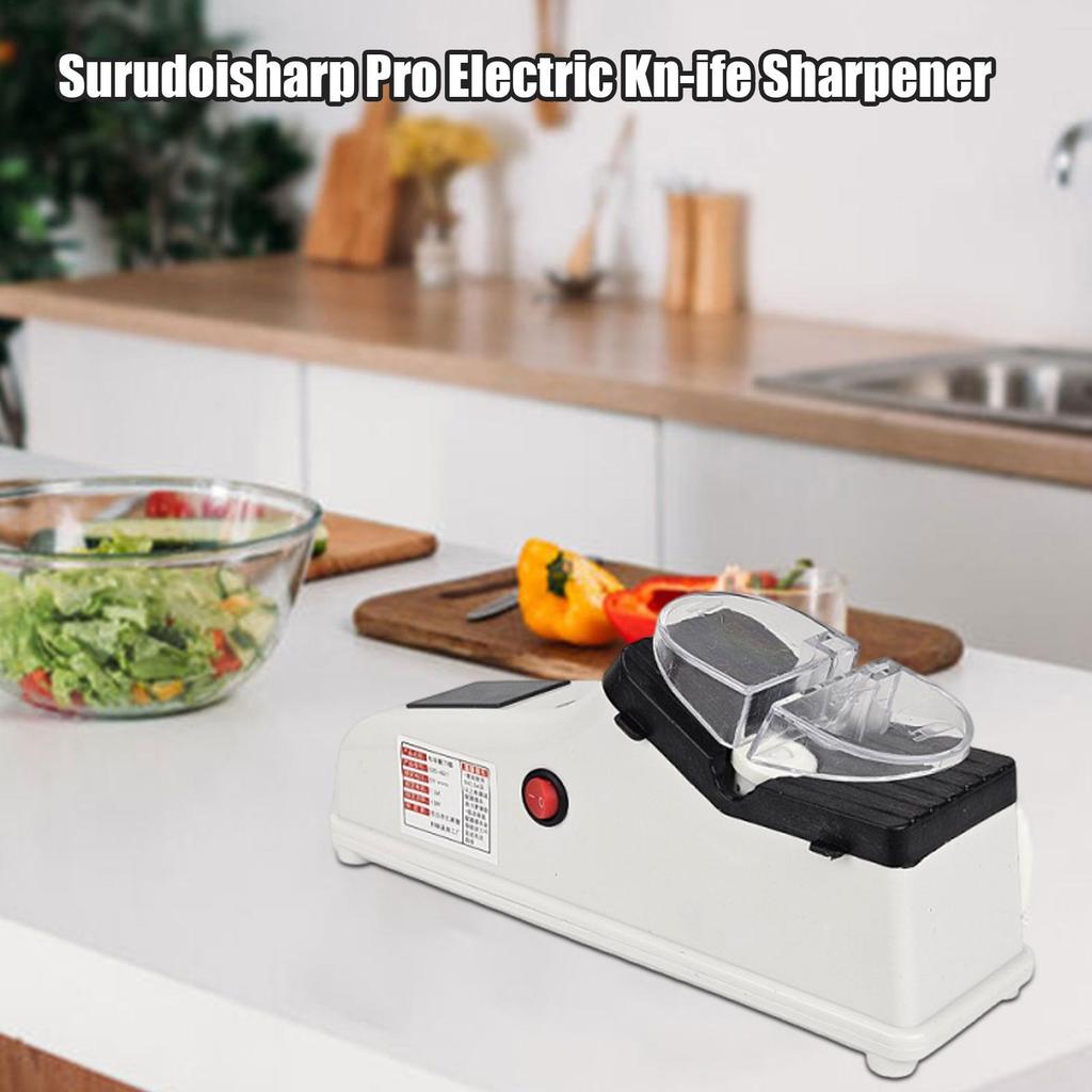 Electric Cutter Sharpeners for Kitchen Cutter Multifunctional Electric Rechargeable Kitchen Cutter Sharpener