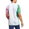 adidas Мужские футболки с короткими рукавами и круглым вырезом с цветными блоками, белые HS9868