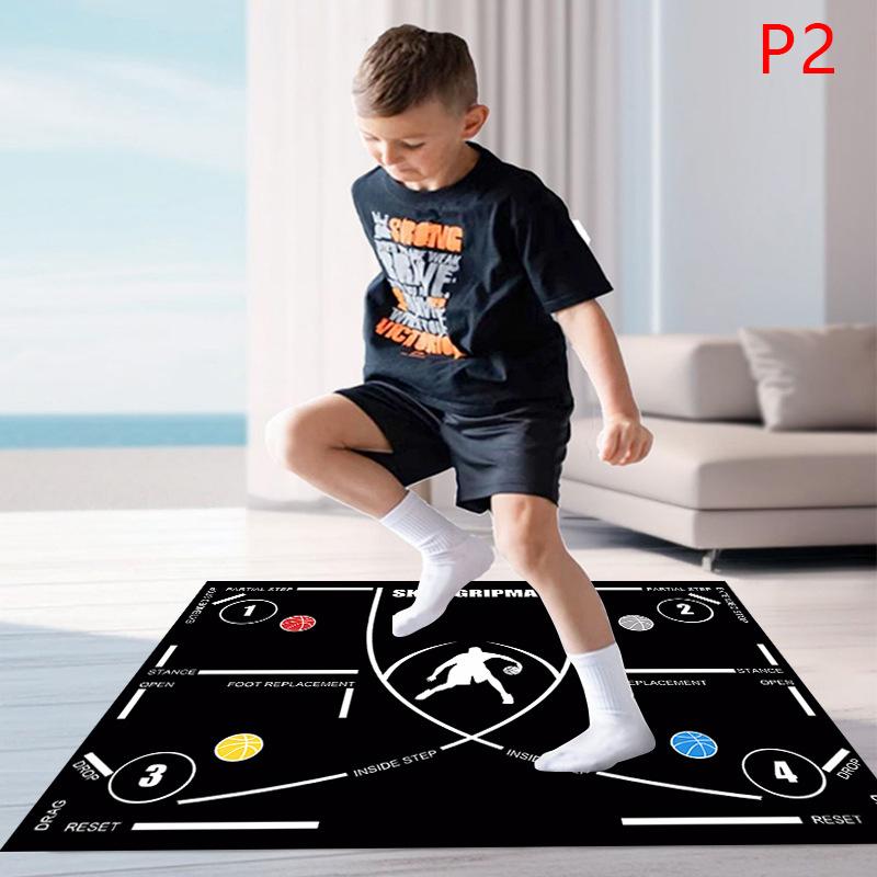 Баскетбольный тренировочный коврик Нескользящий Звукоизоляционный материал Дети Подростки Тренировка контроля мяча в помещении Дриблинг Толстый