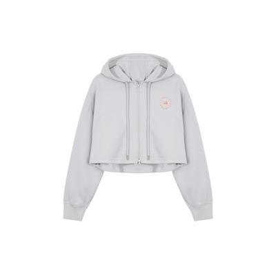 Совместная одноцветная спортивная куртка с капюшоном X Stella McCartney, женская верхняя одежда, серая HA8961