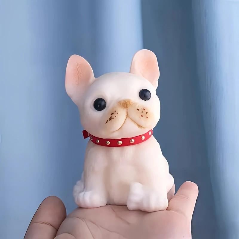 Сквиши Щенок Животное Игрушка для Сжимания Детская Мягкая Игрушка для Щипков Бульдог Мопс Поп Игрушки-Непоседы Собака Настольный Декор для Офиса Развлечения Игры Подарок