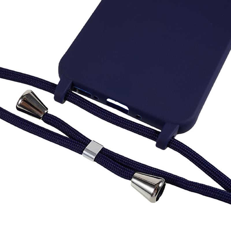 Для Samsung Galaxy A54 5G ТПУ Кроссбоди Чехол Противоударный Нескользящий Тонкий Чехол для Телефона со Шнурком