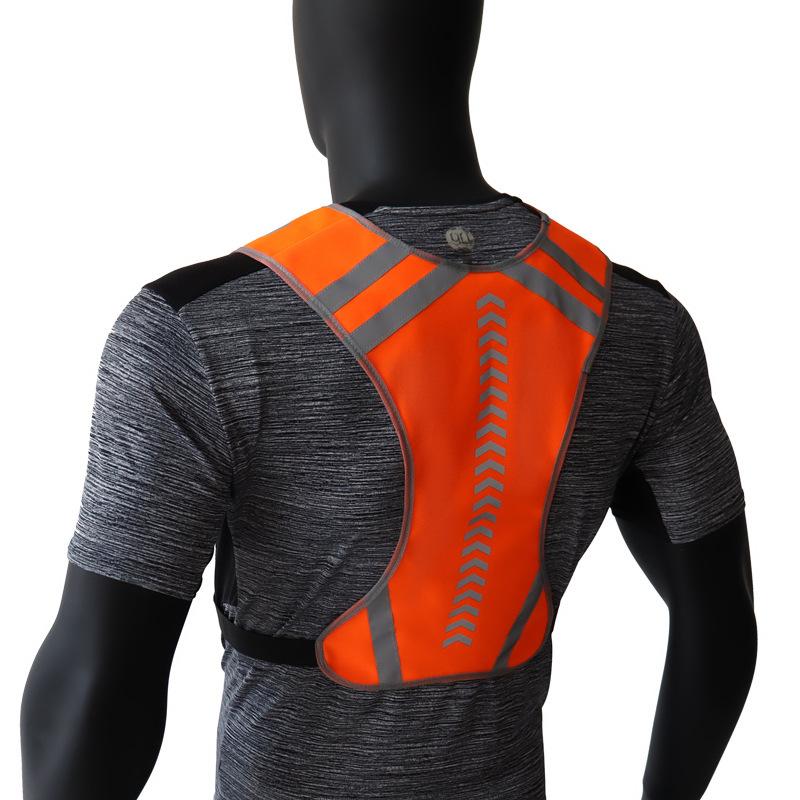 Руководство по фитнесу для ночного бега Светоотражающий жилет Светоотражающая одежда Одежда для экстренных ситуаций Безопасность при езде на велосипеде Защитная одежда