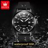 OLEVS 9962 OEM логотип Часы Водонепроницаемые Модные Классические Relojes Наручные С индивидуальным календарем Кожаные Роскошные Мужские Кварцевые Часы