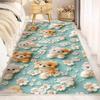 Bedside Carpet Cute Bedroom Stain Resistant Drifting Window Living Room Sofa Room Floor Mat Thickened Home Floor Mat