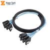 Четырехпортовый кабель данных SATA 7P на 7P SATA-III для корпуса компьютера, серверных жестких дисков