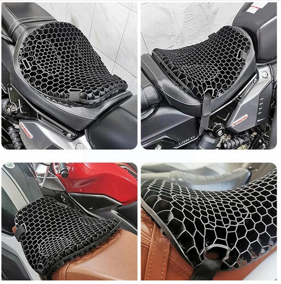 3D Гель Универсальная Сотовая Мотоциклетная Подушка Снятие Ударов Массаж Амортизация Бр