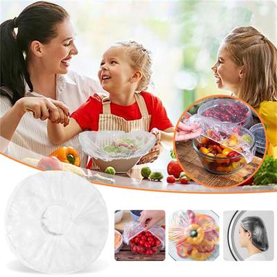 Многоразовые эластичные чехлы для хранения продуктов, сумки для хранения свежих продуктов, эластичная окантовка, 500 шт.