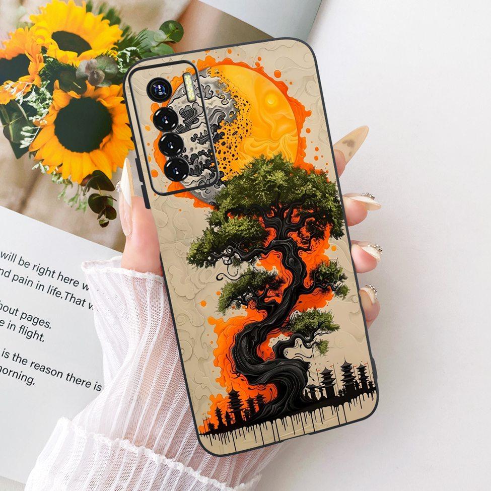 Чехол для телефона Tecno Camon 17 Pro Чехол Силиконовый Милый Кот Модный Забавный Расписной Funda Для Tecno Camon 17Pro CG8 CG8h Корпус