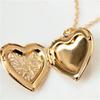 Hollow Heart Shape Pendant Necklace Openable Locket Necklaces Women Jewelry Gift