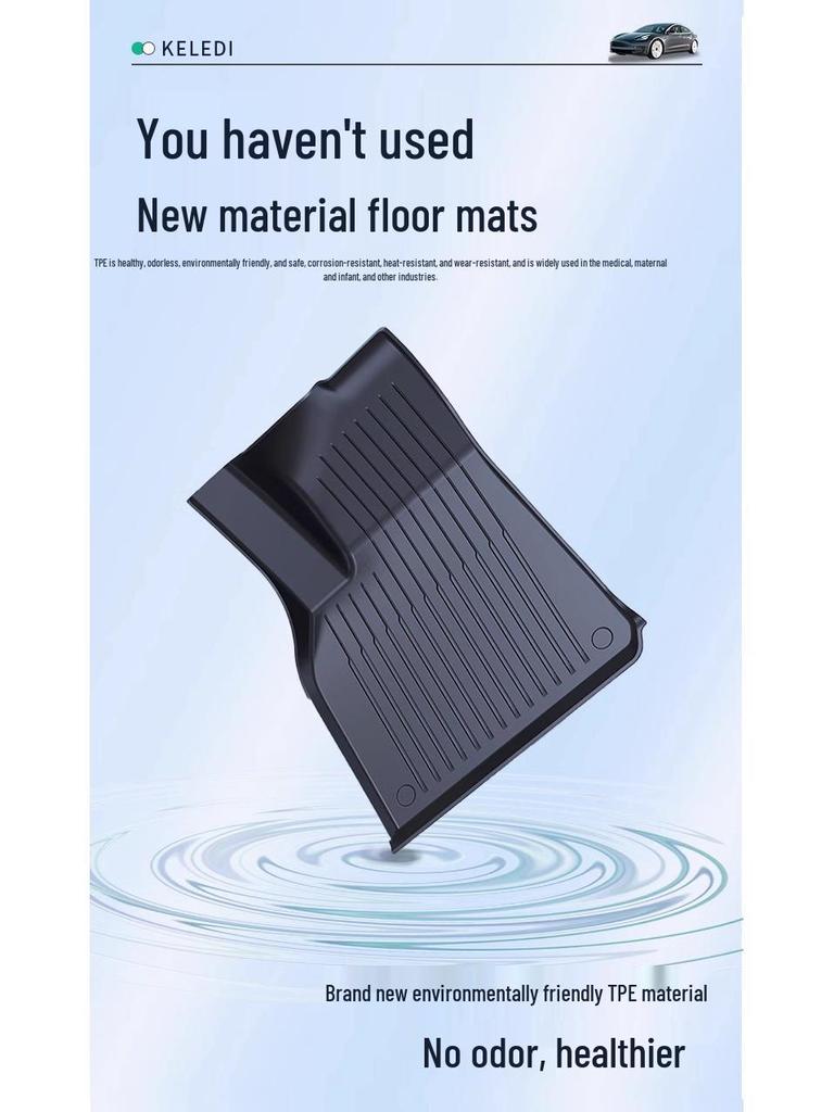 Tesla Model 3/Y Trunk Mat & Backrest Pad - TPE, Mother & Baby Safe