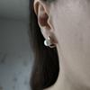 Серебряные серьги с натуральным жемчугом (2187073)
