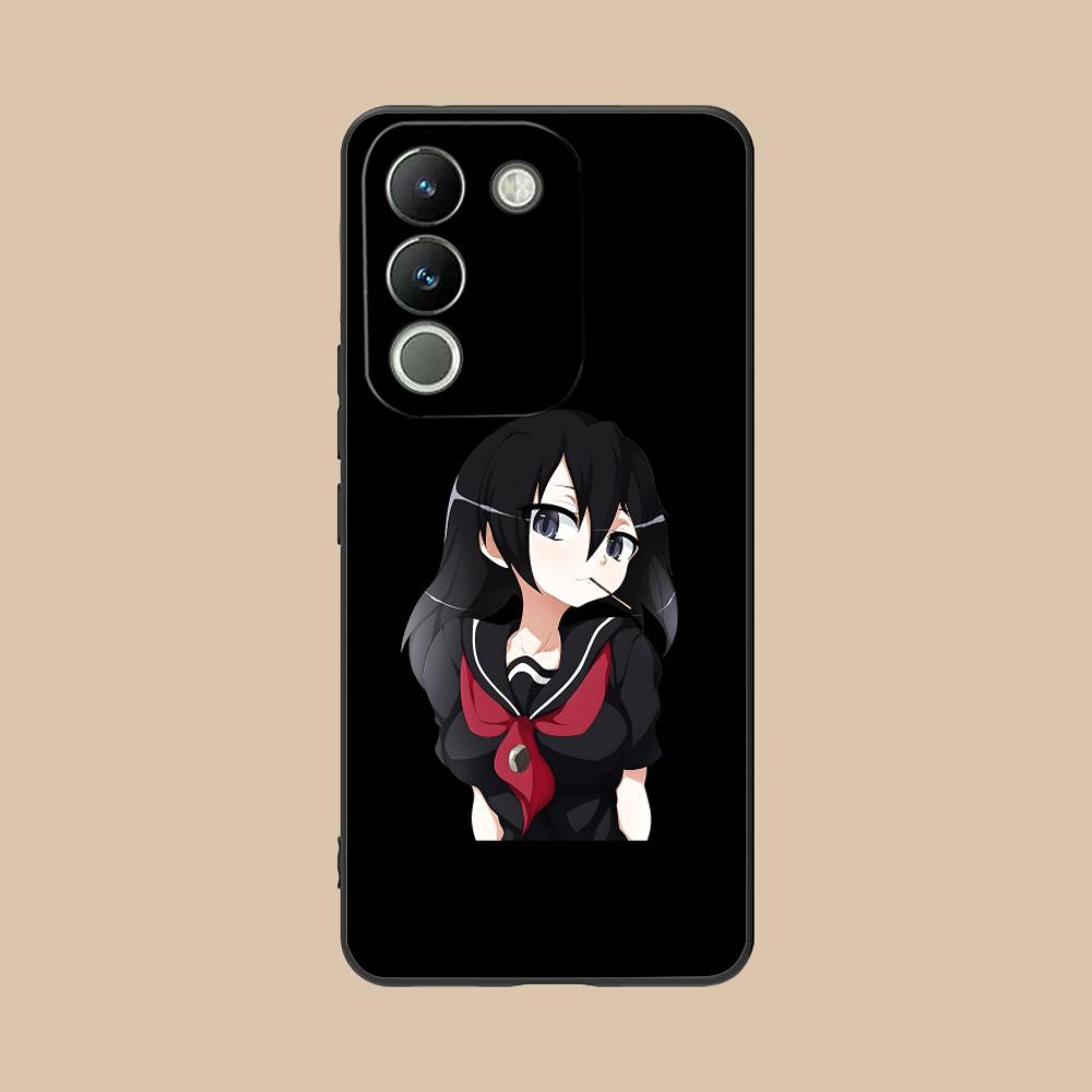 Матовый ТПУ чехол для мобильного телефона Akame Kurome для VIVO V60 V50 V40 V30 V29 V27 V25 V23 Pro Lite 5G Цветной печатный чехол