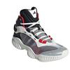 adidas Амортизирующие Износостойкие Баскетбольные Кроссовки Средней Высоты Унисекс Белые Красные Кроссовки JH8078