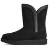 Classic Novelty Short Mid-Calf Snow Boots Women Boots Black 1174515-BLK