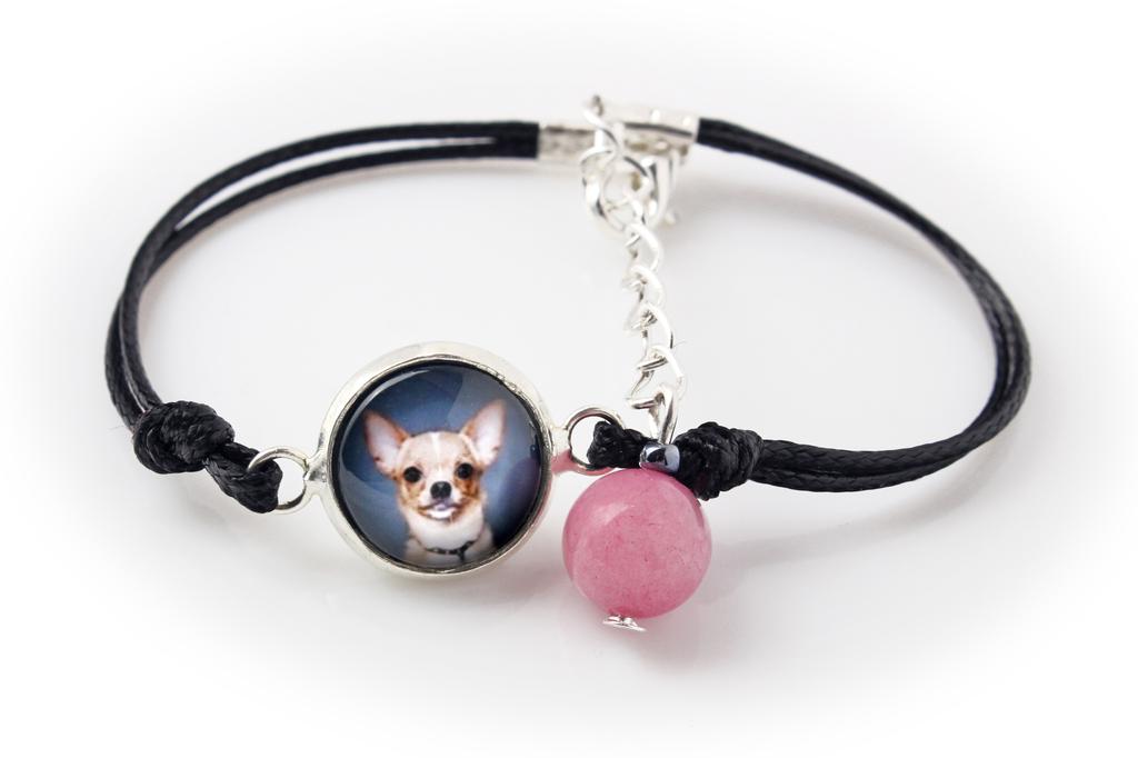 Chihuahua short-haired, Chihuahua smooth - bracelet with your photo handmade, unique jewelry from the Art-Dog brand