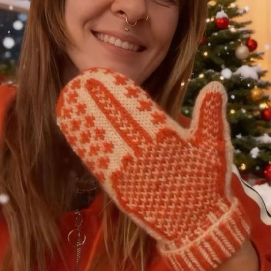 Варежки из «Списка непослушных» Зимние теплые уютные вязаные перчатки со скрытым характером Забавный рождественский подарок на День святого Валентина День рождения для взрослых