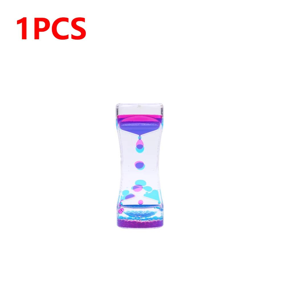 1/2/3/6 шт. Жидкостный пузырьковый механизм, песочные часы, жидкий пузырьковый таймер, крутые украшения для офисного стола, украшения для детей и взрослых, подарочные изделия