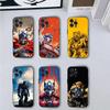 Крутой чехол для телефона T-Transformers Чехол для телефона для iPhone 16,15,14,13,12,11,Pro,X,XS,Max,XR,Plus,Mini Мягкий черный чехол