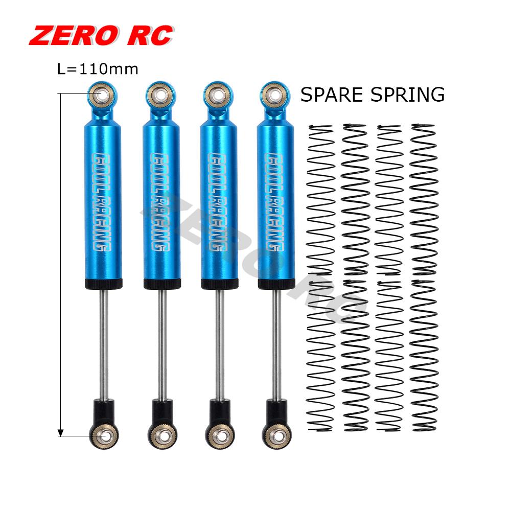 ALLOY SUSPENSION SHOCKS ABSORBER INTERNAL SPRING DAMPERS 60MM 70MM 80MM 90MM 100MM 110MM For SCX10 II D90 WRAITH TRX4 RC CAR
