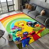 2025 New Style Sesame Street Cartoon TV Carpet Rug for Living Room Bedroom Home Sofa Decoration,Kids Play Non-slip Floor Mat