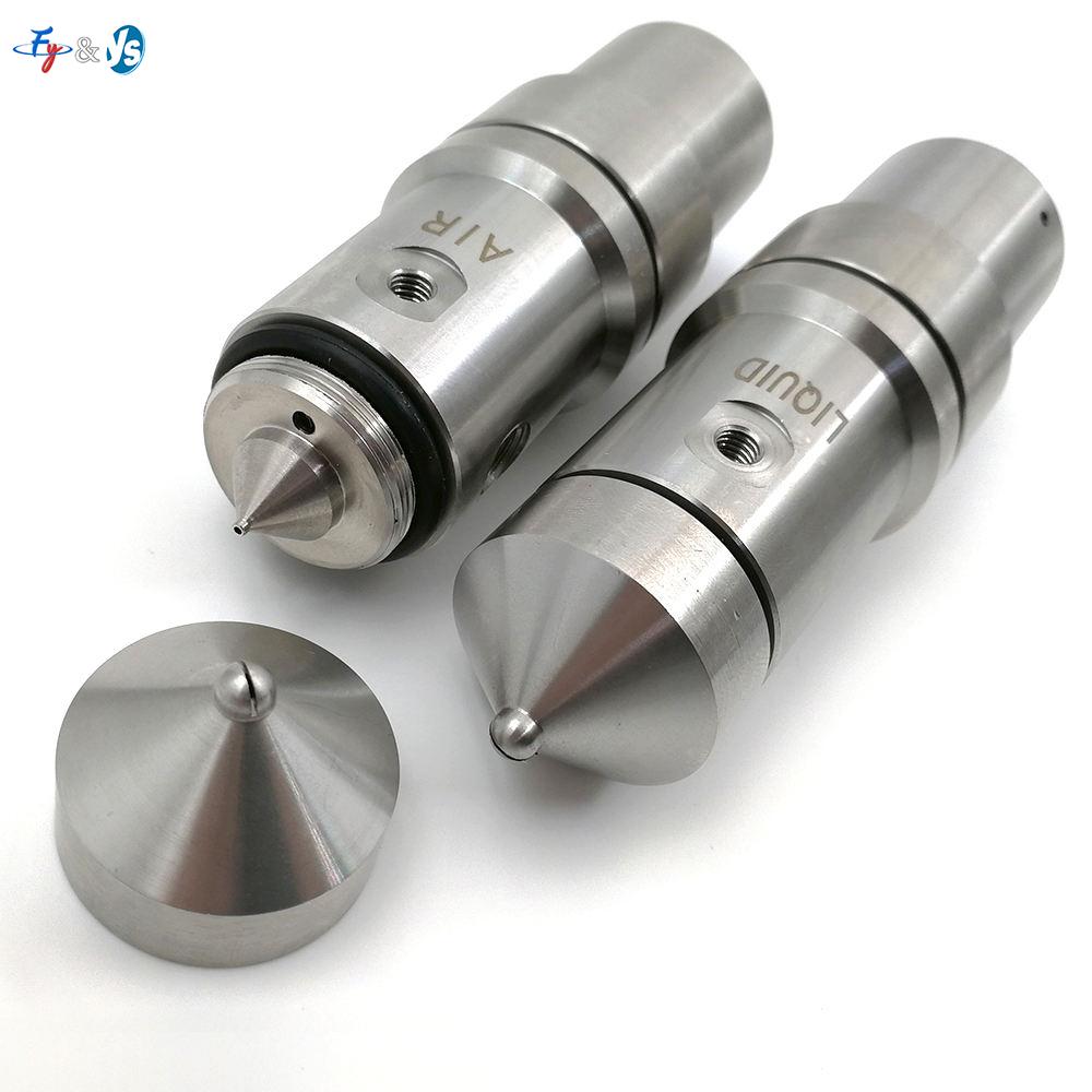 Premium SS Anti-Drip Two-Fluid Air Atomizing Nozzle 25L/H Flow Corrugated Paper Pulp Humidification Release Agent Spray Nozzle