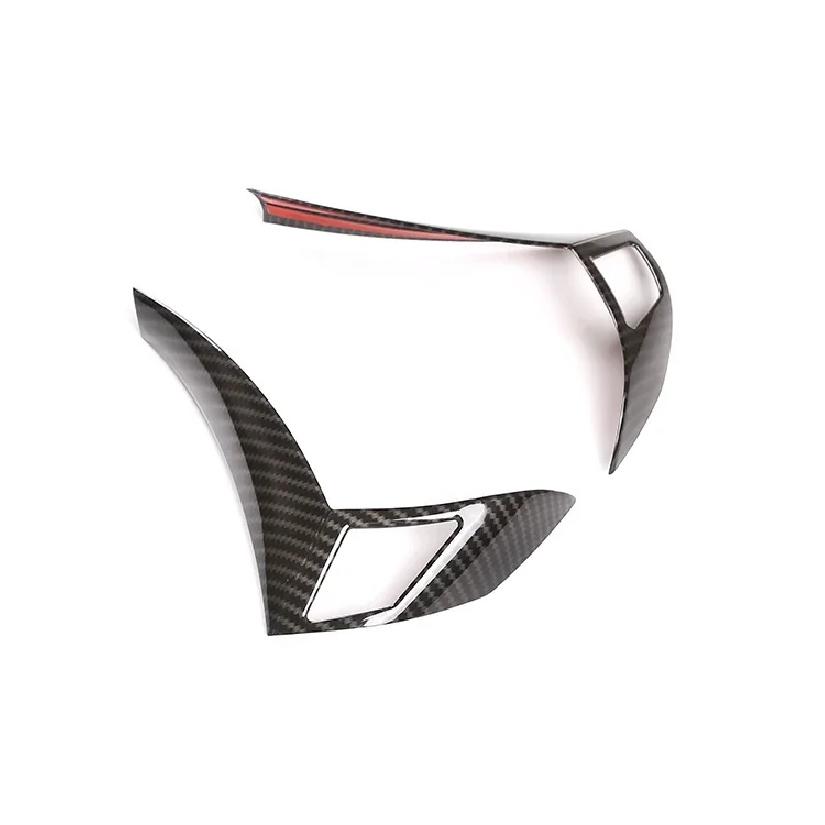 For 2003-2010 BMW 5 Series E60 E61 ABS steering wheel bright button decorative frame stickers car interior accessories