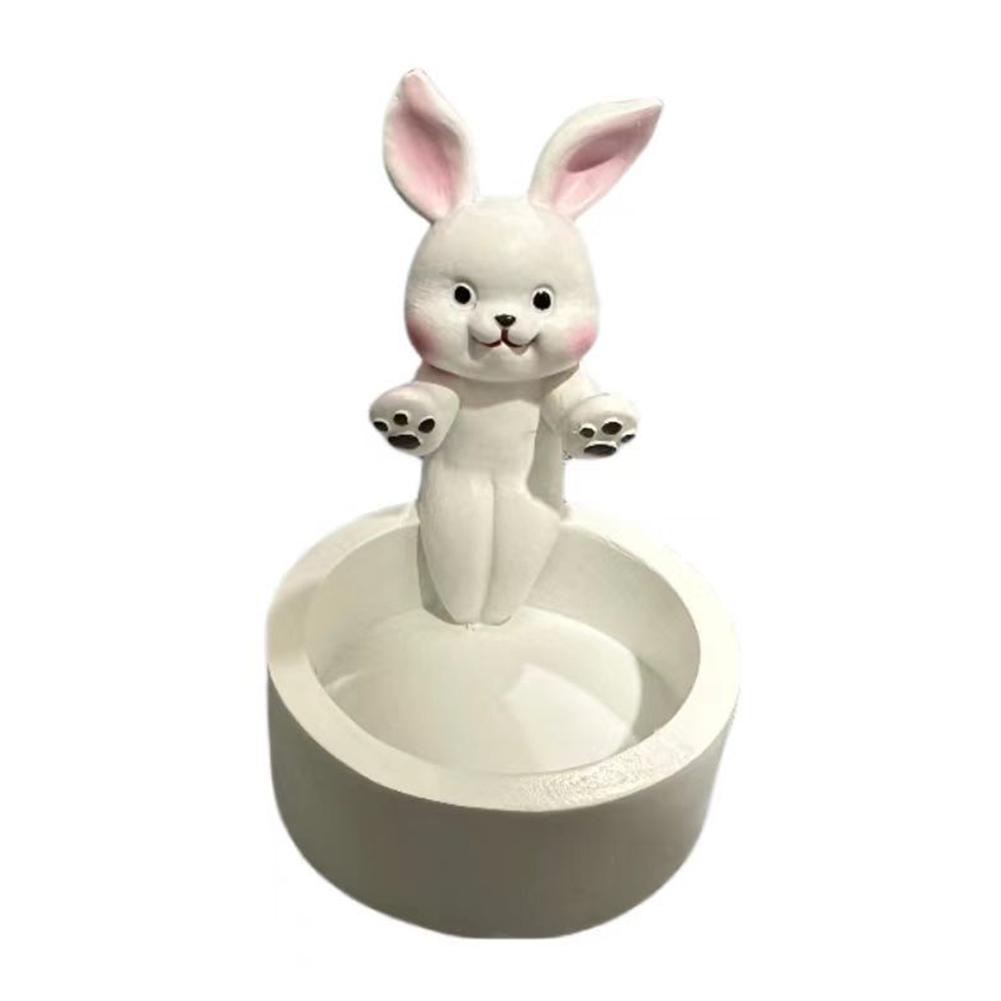 Cat/Dog/Rabbit/Fox Aromatherapy Holder Warming Paws Scented Light Holder Cute Candlestick Lamp Holder Cartoon for Home Decor