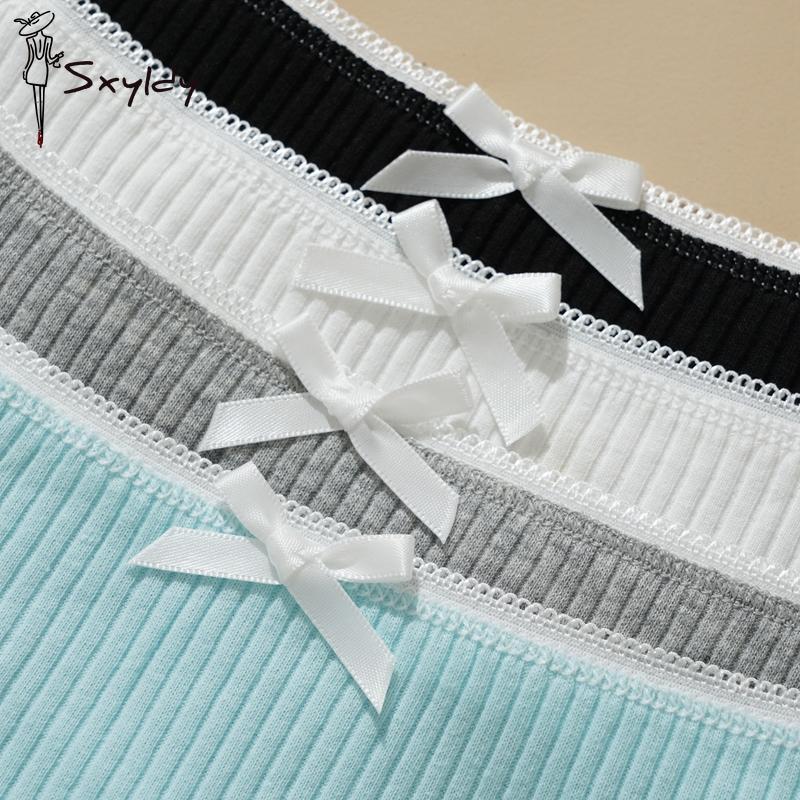 Women's Sexy Cotton Thongs Panties Female Seamless Underpants Sports Lingerie Breathable Low Waist G-string