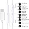 YAOFANG iPhone Wired Type-C Earphones HIFI Sound Noise Isolation Mic Compatible