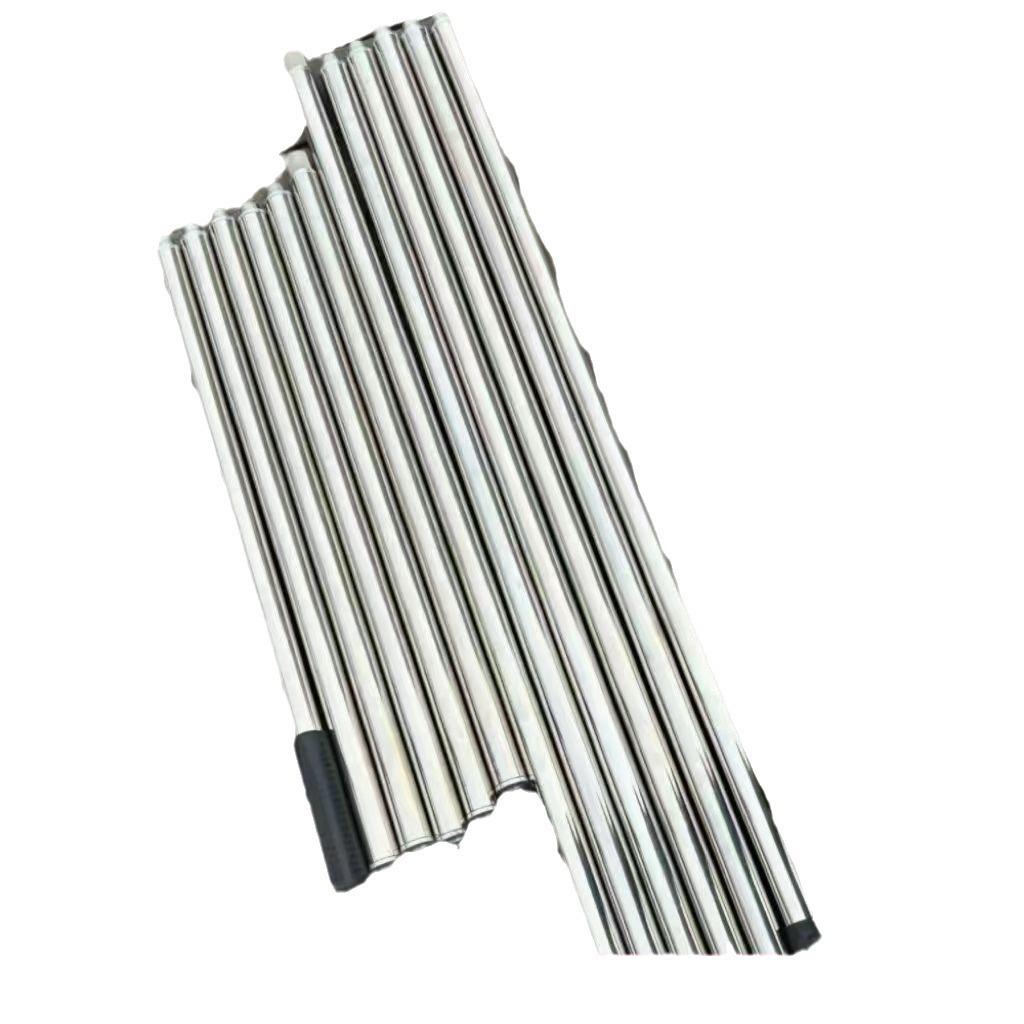 Утолщенная антискользящая нержавеющая телескопическая ручка для сачка для ловли крупной рыбы