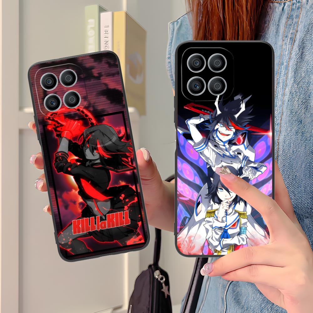 Чехол для телефона La Kill Ryuko Matoi для Honor 90 80 70 60 50 30 20 10 9 8 7 Pro S SE Lite 5G Черный Чехол для смартфона