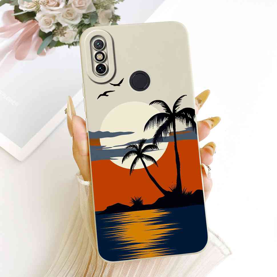 Для Xiaomi Mi A2 Global Чехол Популярный Принт Пейзаж Силиконовая Задняя Крышка Для Xiaomi Mi 6X China M1804D2SG M1804D2SI Чехлы для Телефона