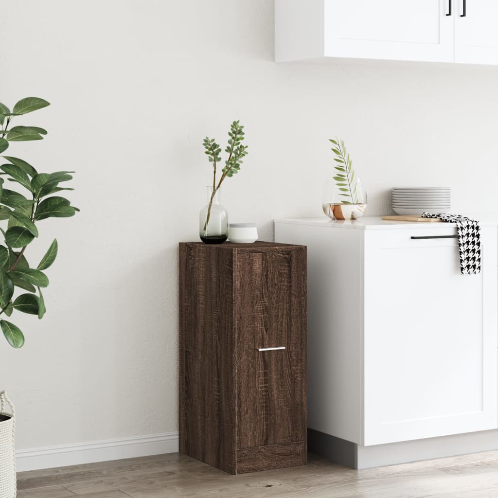 Apothecary Cabinet Brown Oak Effect 30 x 41 x 77.5 cm Particleboard