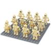 12Pcs Skeleton Warriors Corps Blocks Supplies Model Toys Collection Building