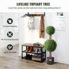 2 Pack 3' Artificial Boxwood Topiary Tree Faux Plant UV Decor In/Outdoor