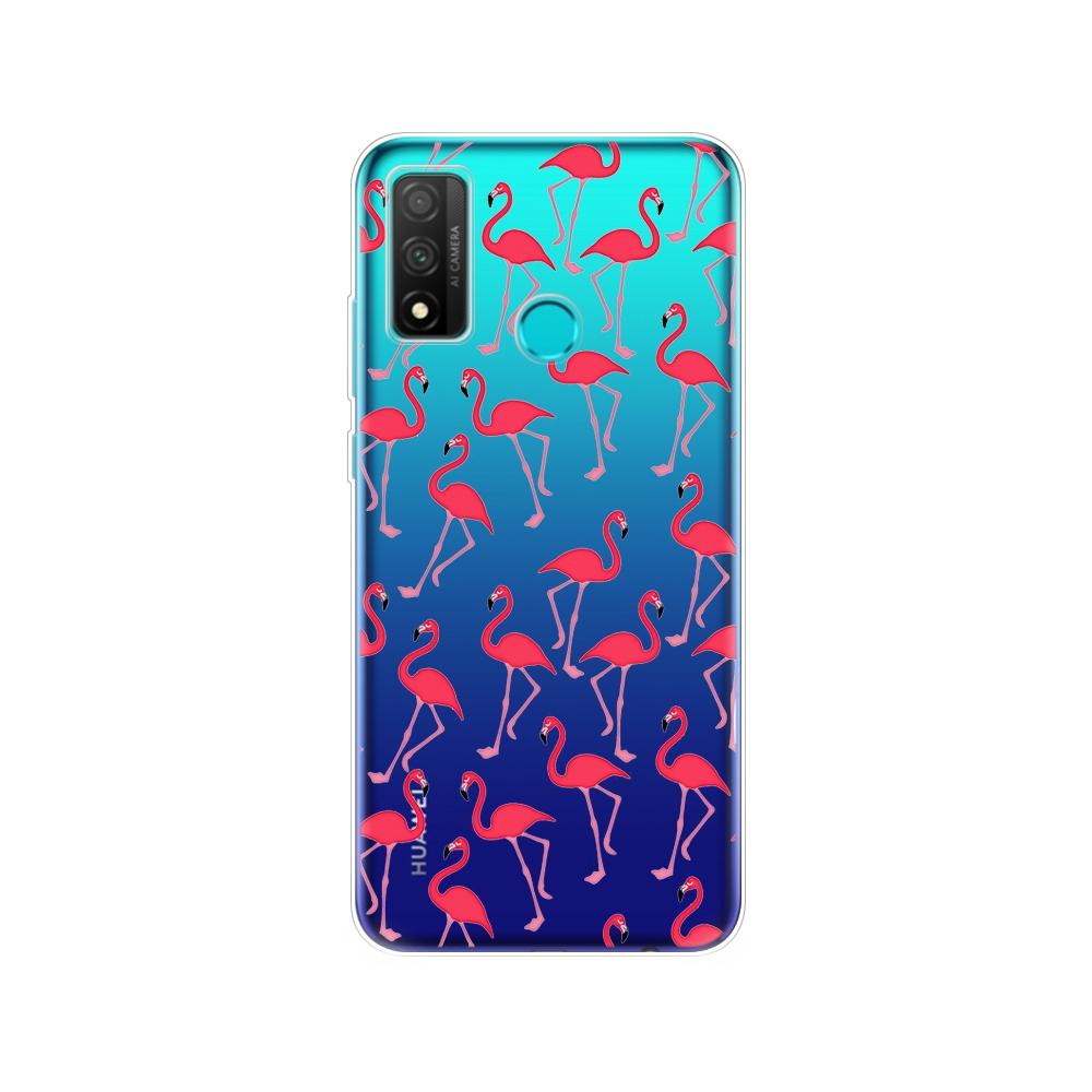 Чехол для Huawei P smart 2020, мягкий силиконовый чехол из ТПУ на заднюю панель телефона PSmart 2020 POT-LX1A, 6,21 дюйма, защитный чехол-бампер, чехол