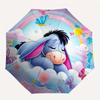 1pc Eeyore Automatic 3-Fold Umbrella Design, Cute Cartoon Pattern, Portable Outdoor Umbrella, Perfect, Holiday Gift for Disney fans.J033