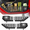 Front Door Metal Storage Box Door, Side Insert Organizer for Jeep Wrangler JL JLU 4XE 2018-2024 and Gladiator JT 2020-2024