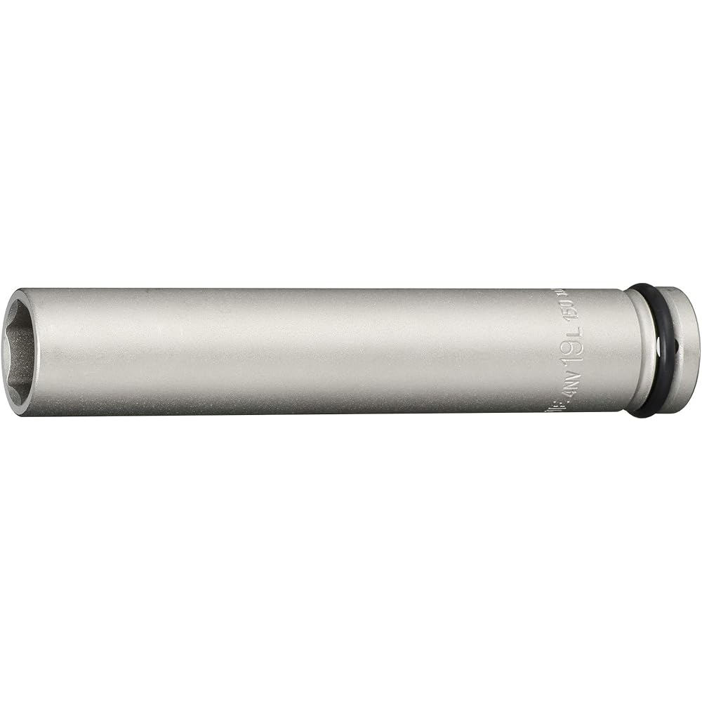 Ударная глубокая головка Tone Impact Ultra Long Socket HP4NV-19L150 Привод 12,7 мм Ширина 19 мм Универсальный инструмент