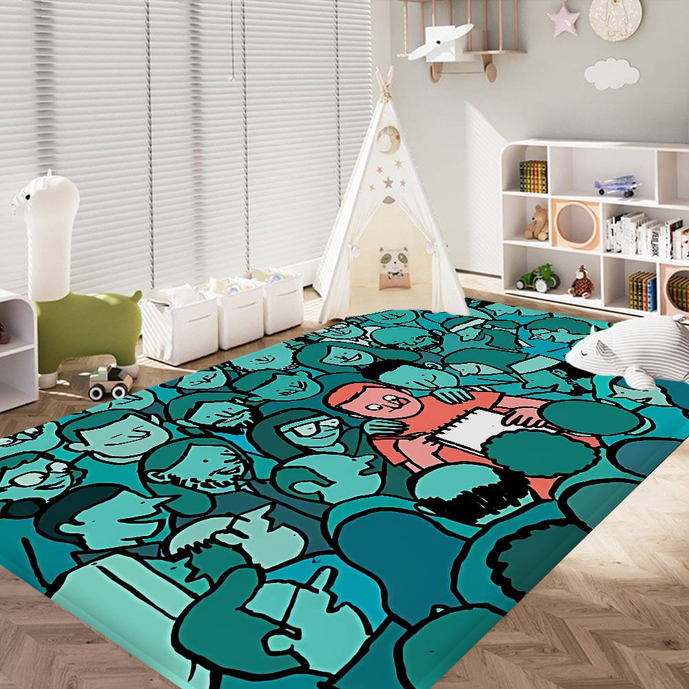 Art J-Jean J-Jullien Bathroom Mat Kids Room Bedroom Decoration Balcony Anti-Slip Doormat Living Room Welcome Rug