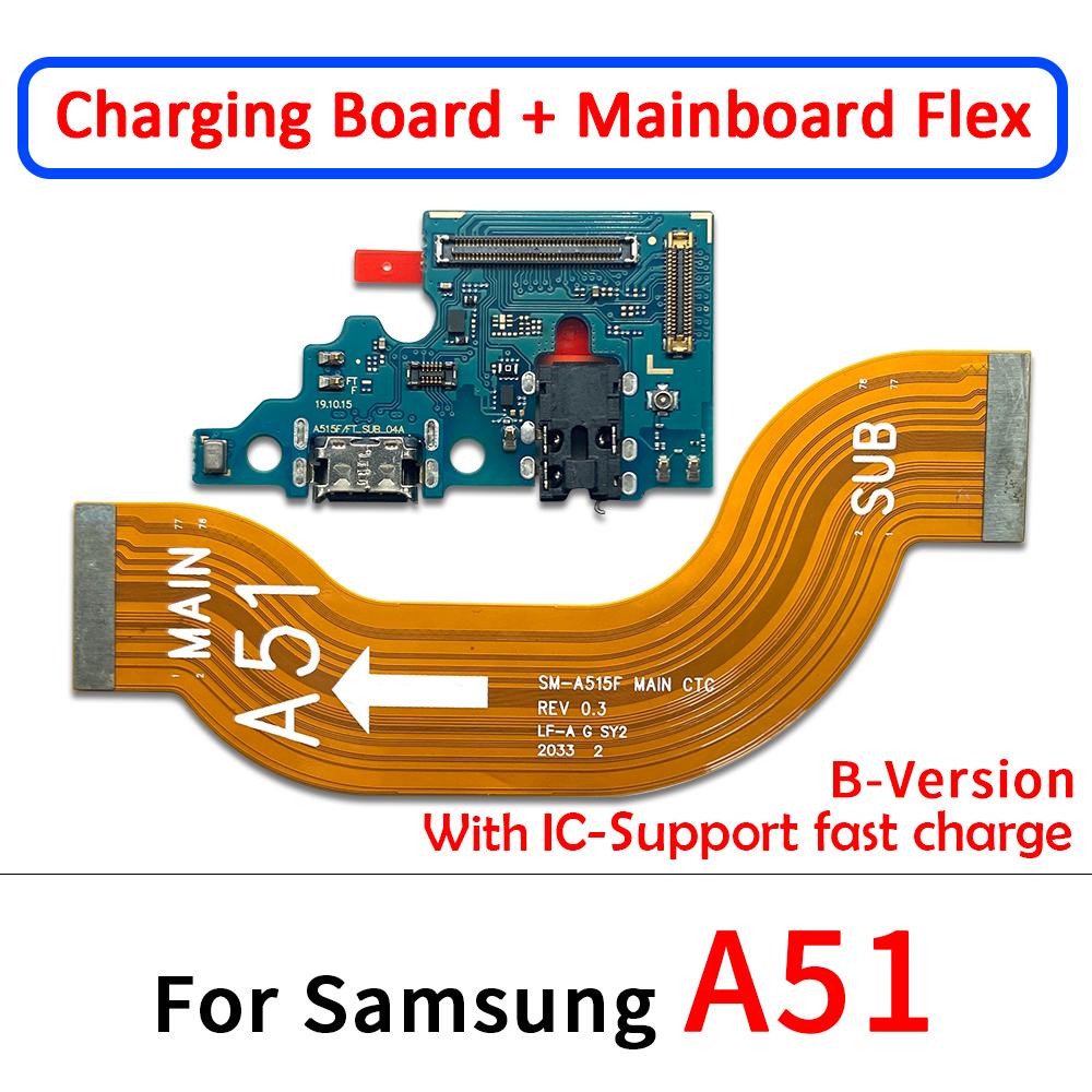 Для Samsung A11S A11 A11 A11 A71 A71 Порт USB для зарядки Микрофон Разъем Микрофона Основная материнская плата Шлейф LCD Замена