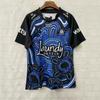 NRL Warriors Broncos Fiji Кролик Ягуар Короткий рукав Регбийки Тренировочный костюм