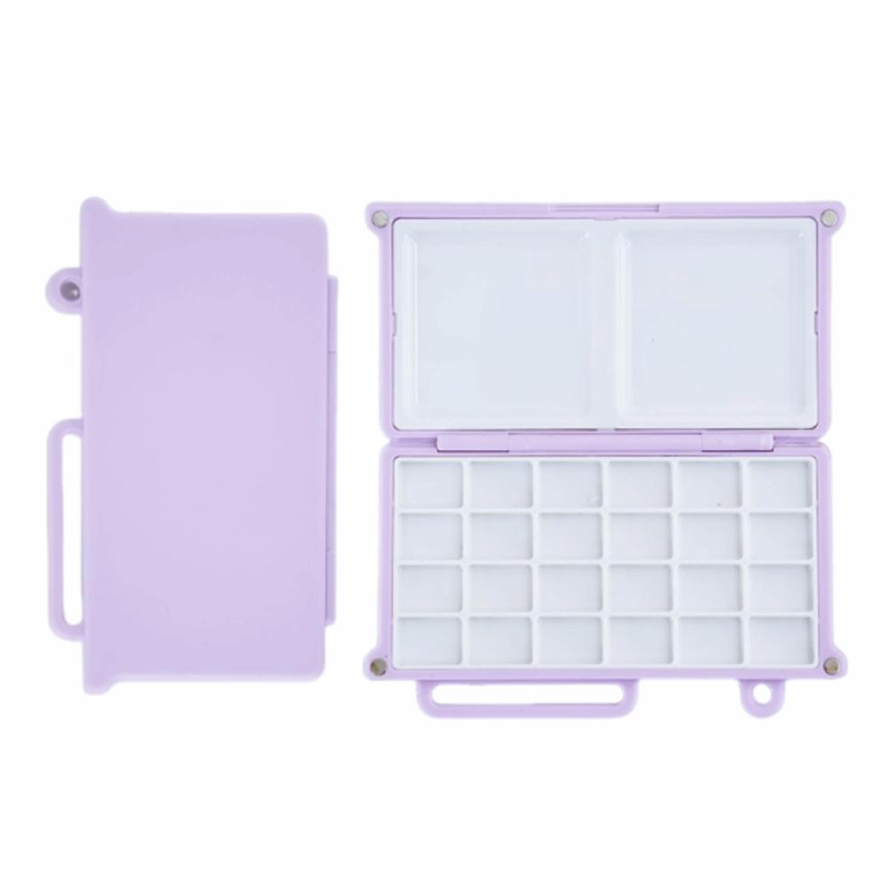 Magnetic Travel Painting Tray Mini Empty Paint Palette Compact Watercolor Paint Box  Artist