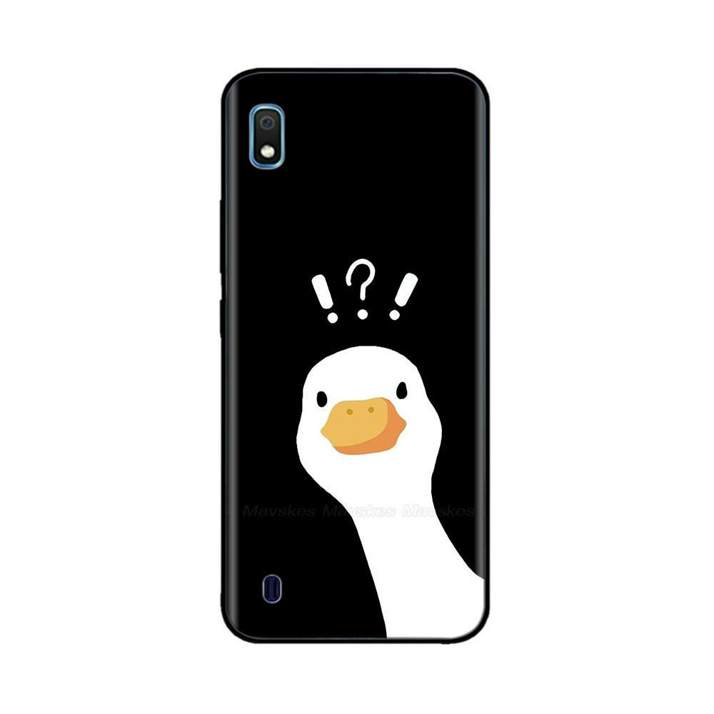 Чехол для Samsung Galaxy A10 Милый Мягкий Гладкий Жидкий Силикон Полная Защита Чехлы для Телефона Для Samsung A10 Чехол A 10 SM-A105F